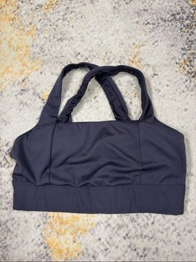 all in motion Navy Twist-Strap Sports Bra